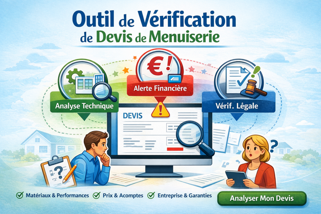 outils audit devis vérification risque arnaque législation